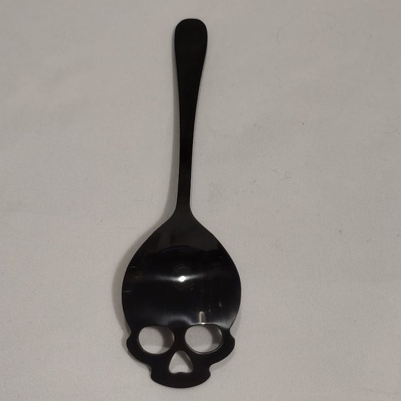 ✨ Stainless Steel Black Skull Spoon - Picture 1 of 3